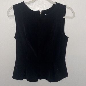 Kimchi Blue peplum black sleeveless Top medium